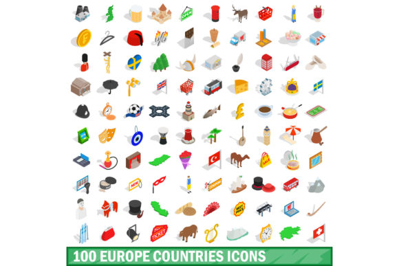 100 Europe Countries Icons Set: A Practical Guide for Modern Designers