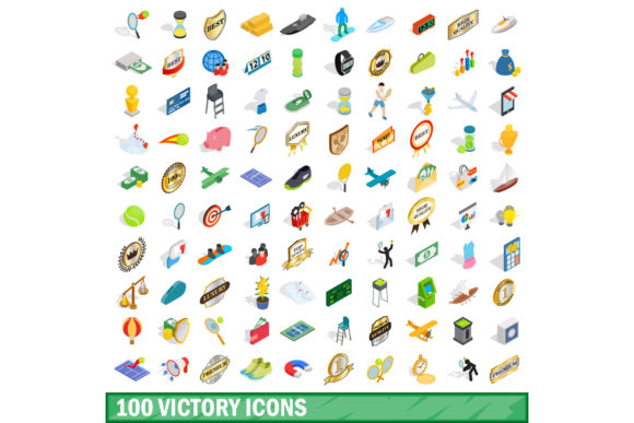 100 Victory Icons Set: A Practical Resource for Designers and Creators