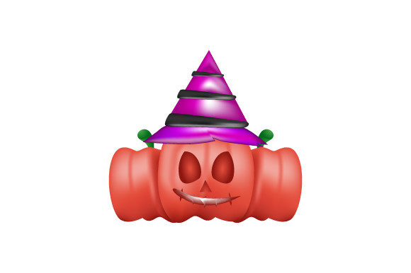 3d Halloween Pumpkin Witch Hat Design: Bringing Spooky Charm to Your Creative Projects