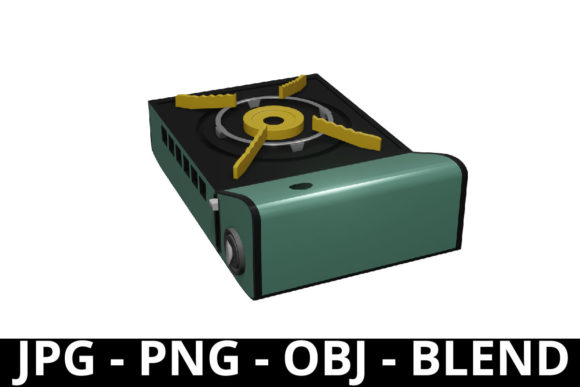3d Render Portable Stove for Design: A Versatile Asset for Creative Projects
