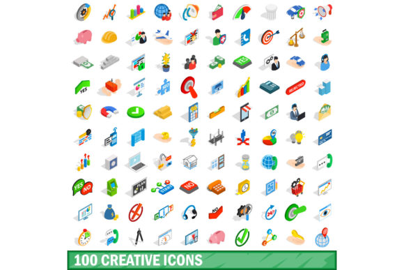 Elevating Visual Storytelling: The Strategic Value of the 100 Creative Icons Set and Its Isometric 3D Counterpart