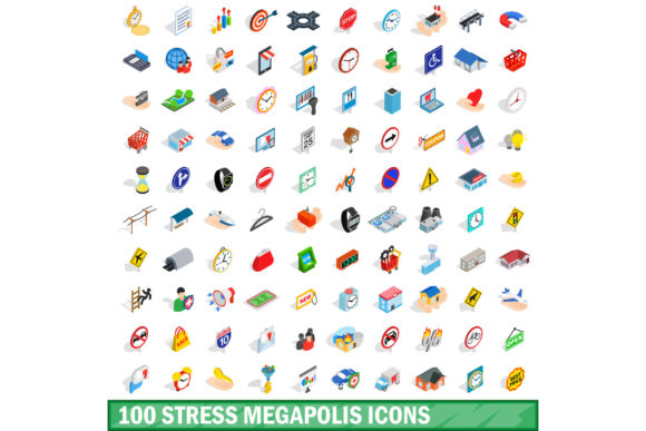 Transforming Urban Concepts with the 100 Stress Megapolis Icons Set