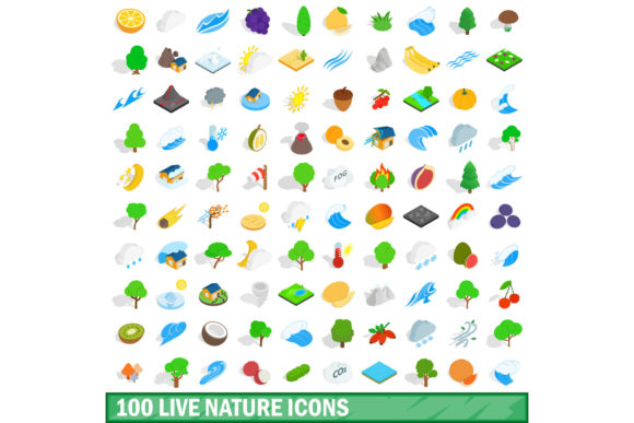 Unlocking Visual Storytelling with the 100 Live Nature Icons Set